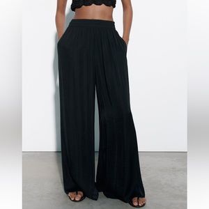 Zara flowy wide leg pants xs
